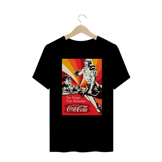Camisa Coca-Cola The pause that refreshes Plus Size