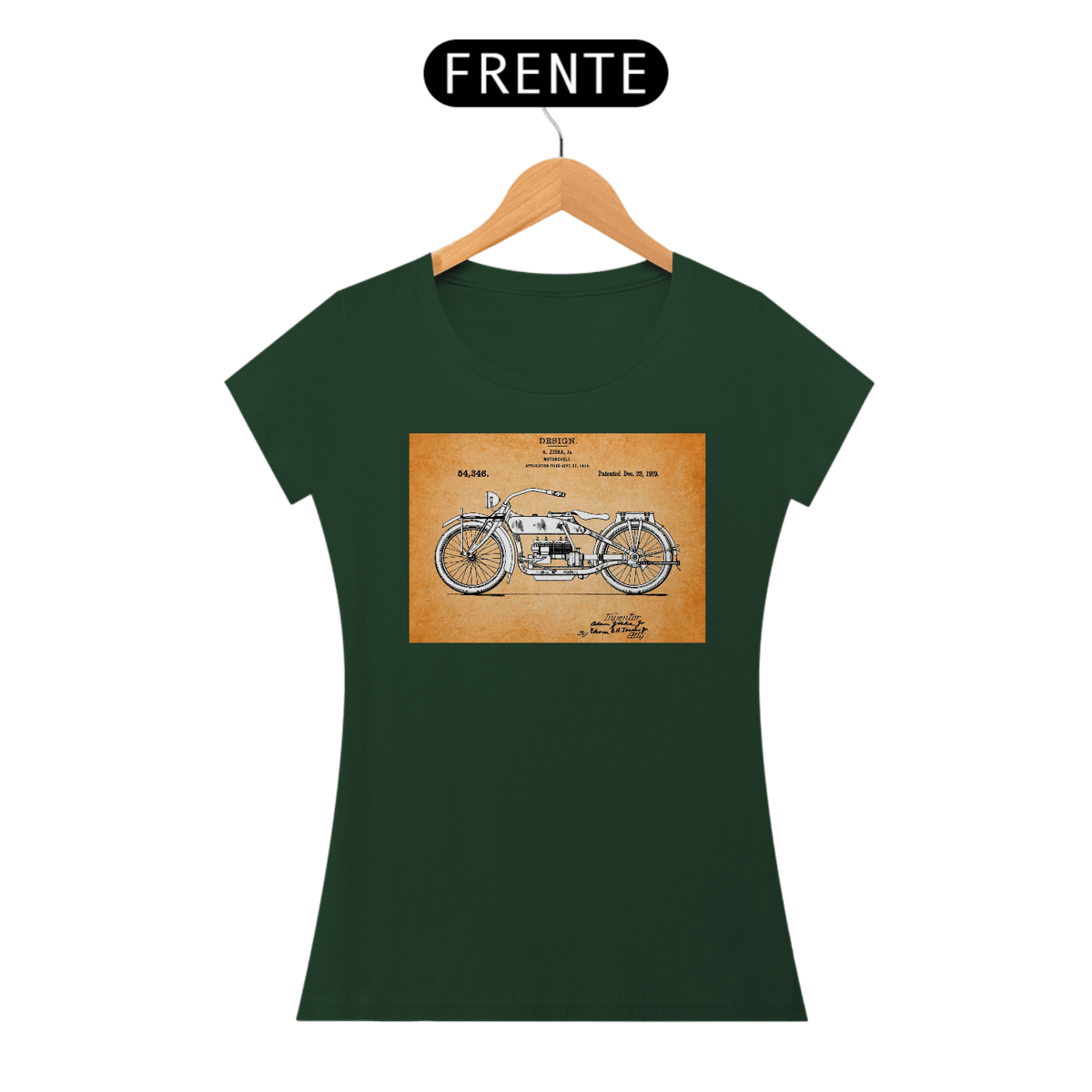 Nome do produto: Camisa Motocycle Patent
