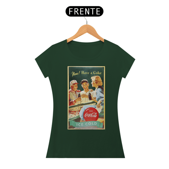 Camisa Coca-Cola Now! Have a coke