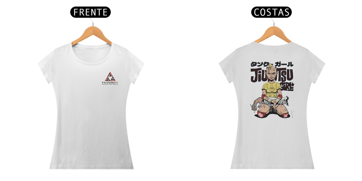 Nome do produto: Camiseta Feminina Fraternity Brazilian Fight School