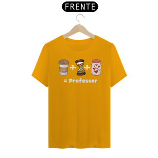 Nome do produto Camiseta Café + Paciência + Amor = Professor
