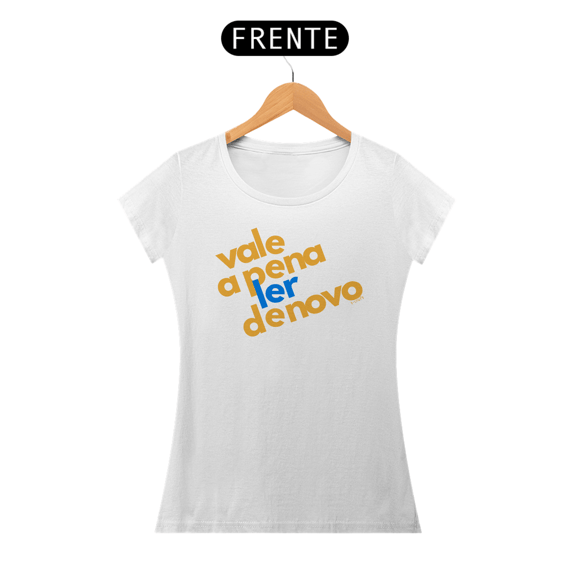 Camiseta vale a pena ler denovo