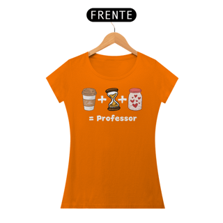 Nome do produto Camiseta Café + Paciência + Amor = Professor