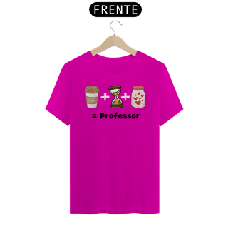 Nome do produto Camiseta Café + Paciência + Amor = Professor
