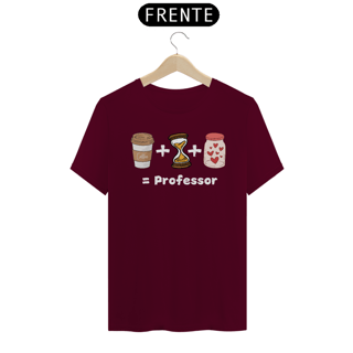 Nome do produto Camiseta Café + Paciência + Amor = Professor