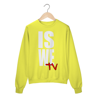 Nome do produto Moleton IS WE TV (LOGO BRANCO - VÁRIAS CORES)
