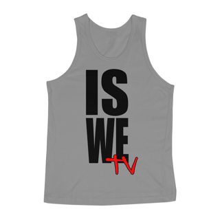 Nome do produto Camiseta Regata IS WE TV (LOGO PRETO - 2 CORES)