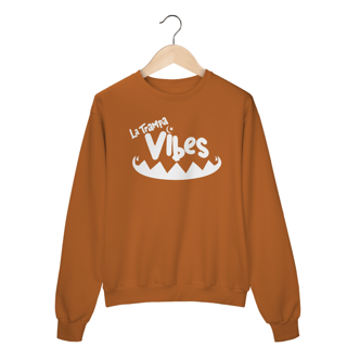Nome do produto Moleton LA TRAMPA VIBES (LOGO BRANCO - VÁRIAS CORES)