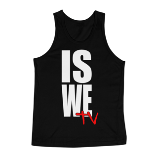 Nome do produto Camiseta Regata IS WE TV (LOGO BRANCO - 2 CORES)