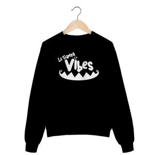 Moleton LA TRAMPA VIBES (LOGO BRANCO - VÁRIAS CORES)