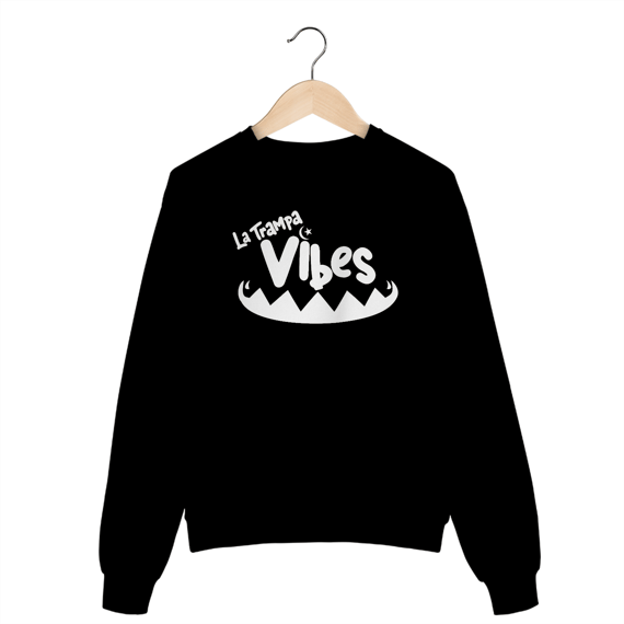 Moleton LA TRAMPA VIBES (LOGO BRANCO - VÁRIAS CORES)