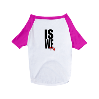 Nome do produto Camiseta IS WE TV Pet (LOGO PRETO - VÁRIAS CORES)