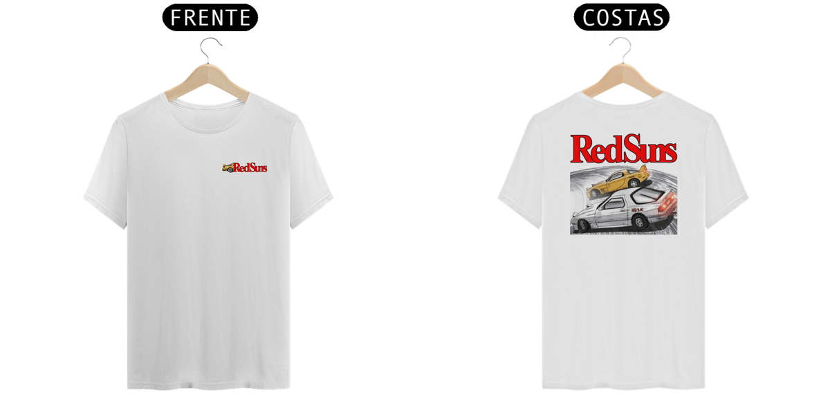 Nome do produto: Camiseta Red Suns x FD3S – O Espírito do Touge em Cada Detalhe(Keisuke Takahashi)
