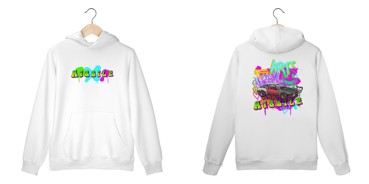 Nome do produto: Moletom Touge Line – AE86 Missile Art