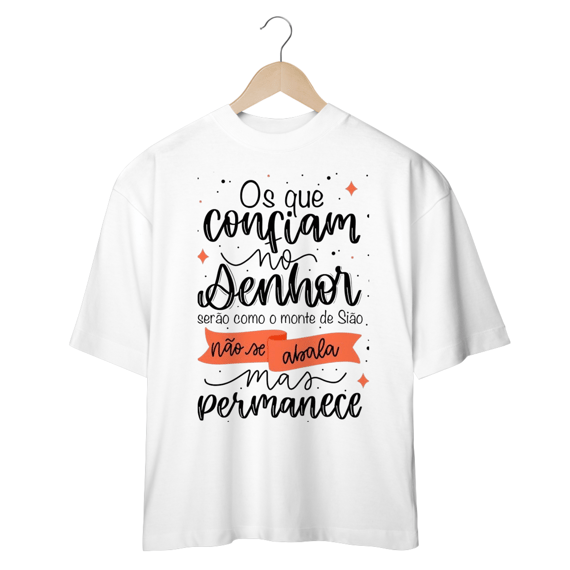camiseta cristã Oversized-Fé e Estilo em um Só Lugar