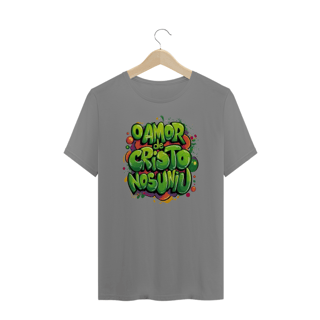 Nome do produto camiseta Cristã Plus Size-Fé e Estilo em um Só Lugar