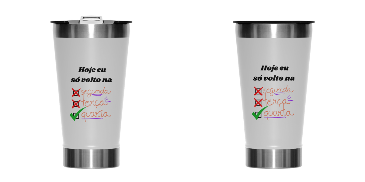 Nome do produto: Copo Térmico Carnaval