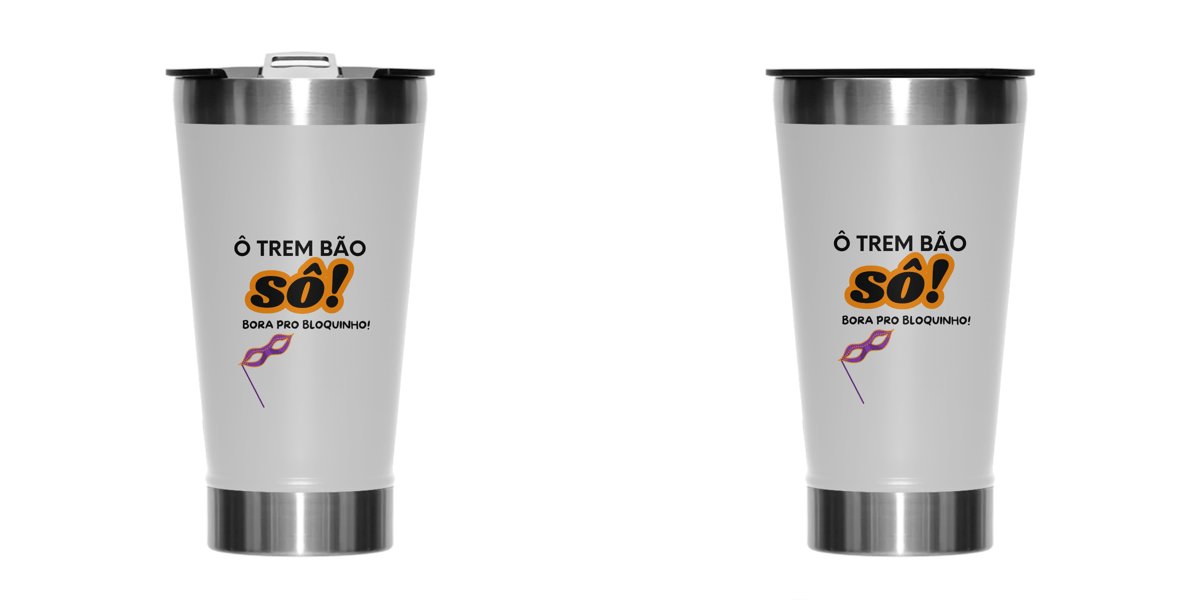 Nome do produto: Copo Térmico Carnaval