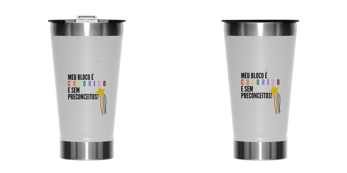 Nome do produto: Copo Térmico Carnaval