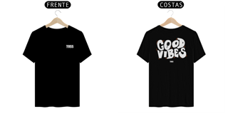 Nome do produto Camiseta Algodão Unisex TOSS ACADEMY - Good Vibes