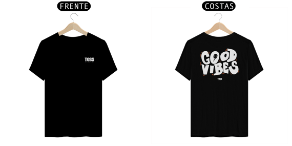 Camiseta Algodão Unisex TOSS ACADEMY - Good Vibes