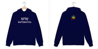 Nome do produto Moletom Canguru UFSC Matemática - LETRA BRANCA