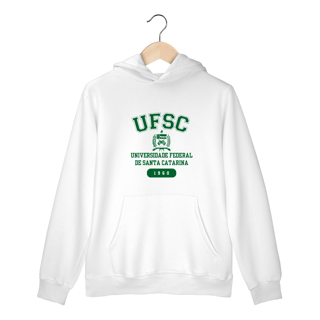 Nome do produto Moletom Canguru UFSC - LETRA VERDE