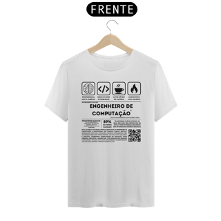 Camiseta Engenheiro de Computação - LETRA PRETA
