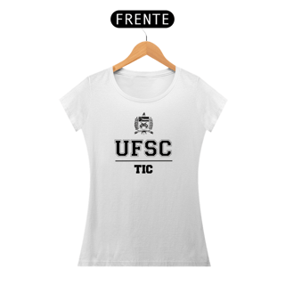 Baby look UFSC TIC - LETRA PRETA