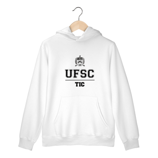 Moletom Canguru UFSC TIC - LETRA PRETA