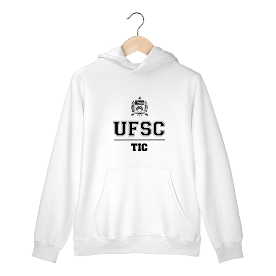 Moletom Canguru UFSC TIC - LETRA PRETA