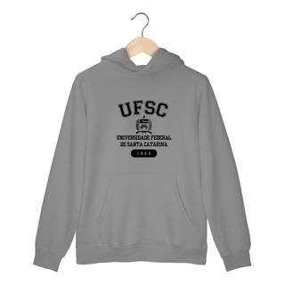 Nome do produto Moletom Canguru UFSC - LETRA PRETA