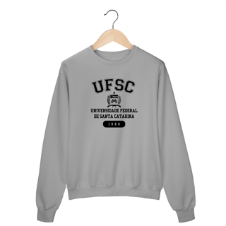 Moletom Careca UFSC - LETRA PRETA