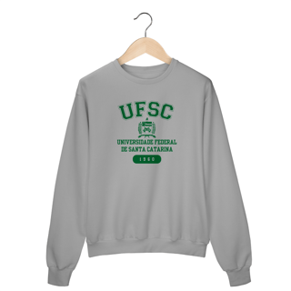 Nome do produto Moletom Careca UFSC - LETRA VERDE