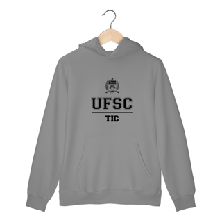 Nome do produto Moletom Canguru UFSC TIC - LETRA PRETA