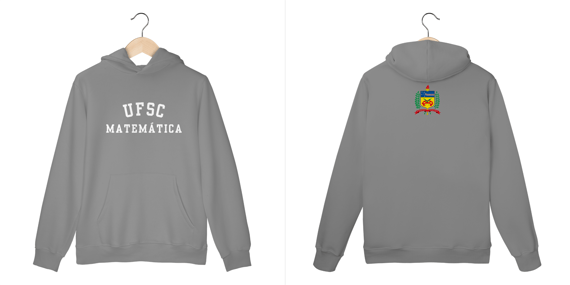 Moletom Canguru UFSC Matemática - LETRA BRANCA