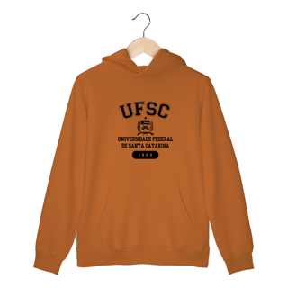 Nome do produto Moletom Canguru UFSC - LETRA PRETA
