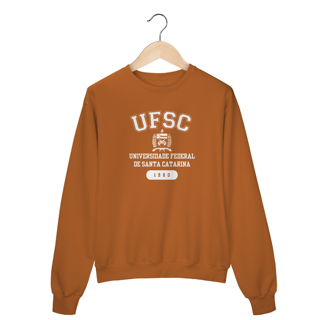 Nome do produto Moletom Careca UFSC - LETRA BRANCA