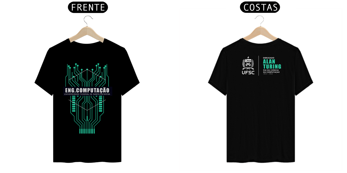 Nome do produto: Camisa Curso Engenharia de Computação Circuitos 