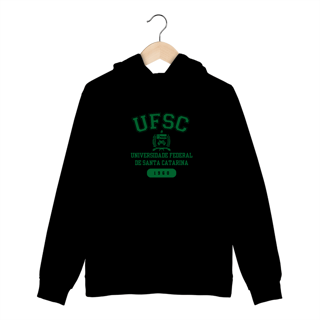 Nome do produto Moletom Canguru UFSC - LETRA VERDE
