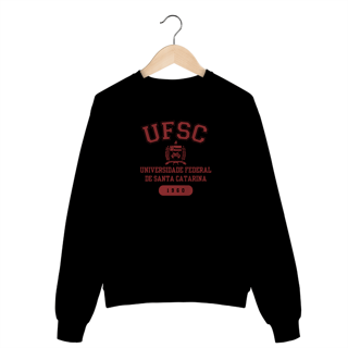 Nome do produto Moletom Careca UFSC - LETRA VERMELHA