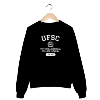 Moletom Careca UFSC - LETRA BRANCA