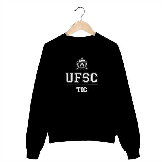 Moletom Careca UFSC TIC - LETRA BRANCA