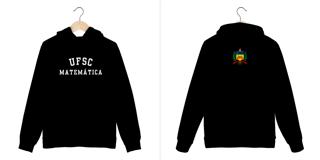 Nome do produto Moletom Canguru UFSC Matemática - LETRA BRANCA