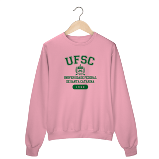 Nome do produto Moletom Careca UFSC - LETRA VERDE