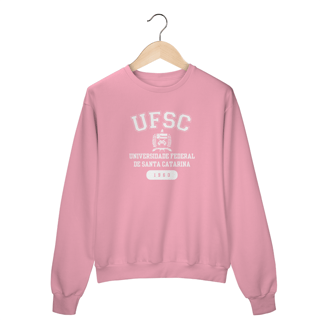 Nome do produto Moletom Careca UFSC - LETRA BRANCA