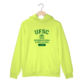 Nome do produto Moletom Canguru UFSC - LETRA VERDE
