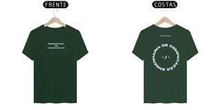 Nome do produto Camiseta In Code We Trust - Frente e Costas