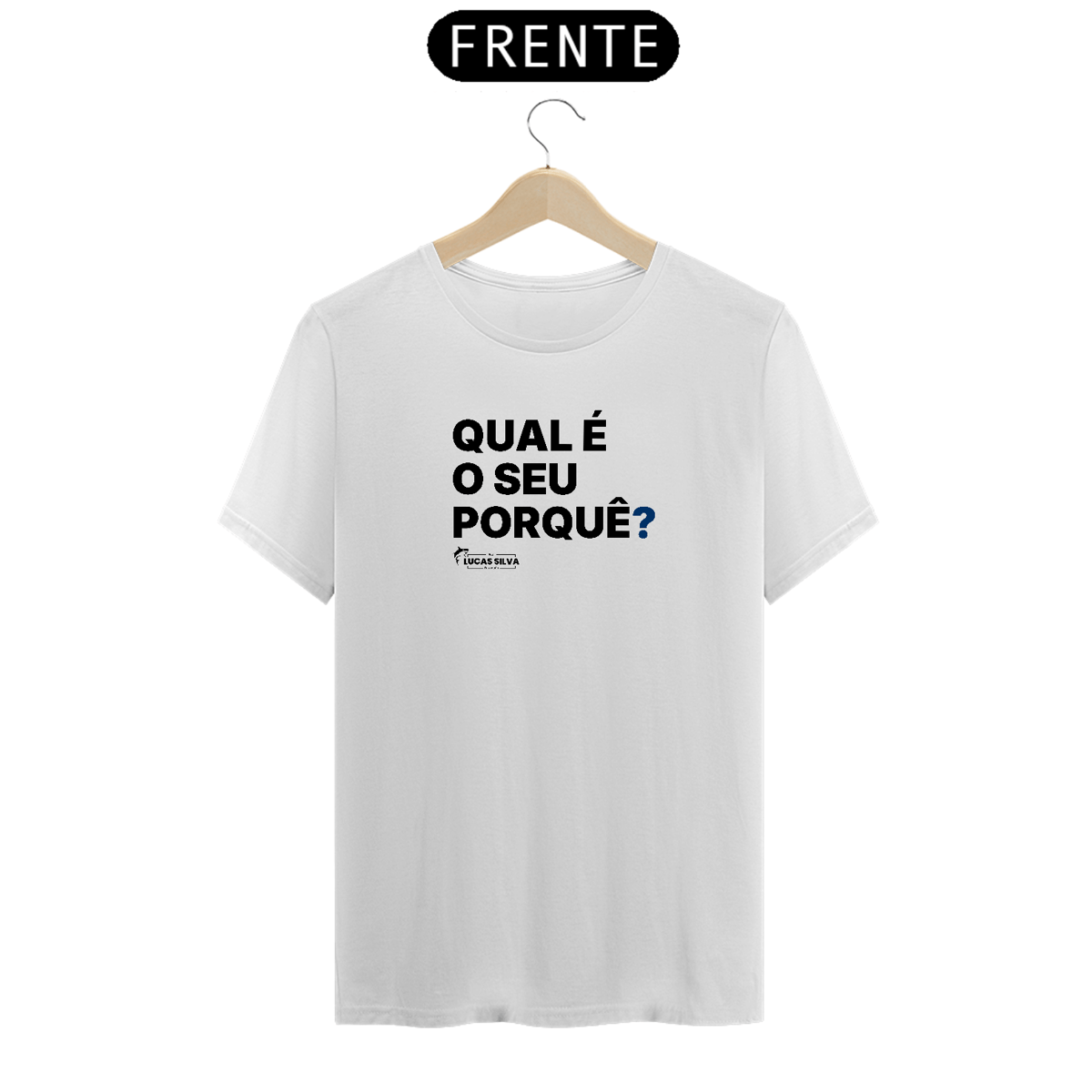 Nome do produto: Camiseta Porquê | Branco