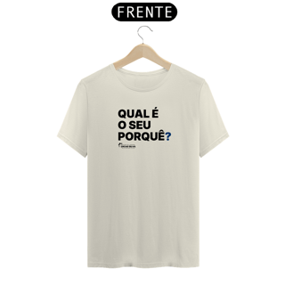 Nome do produto Camiseta Porquê | Branco